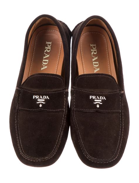 prada mens driving loafers|men's Prada loafers sale.